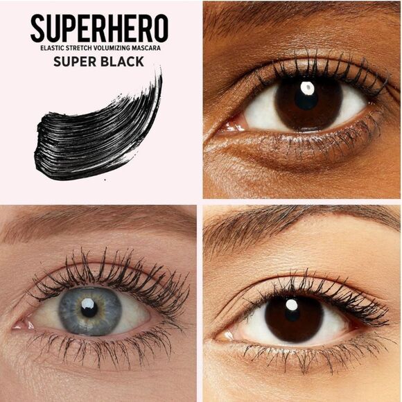 $8❤️‍🔥 It Cosmetics Superhero Masacara Mini BLACK 👁️ NEW IN BOX - Picture 2 of 9